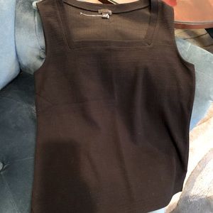 Anne Taylor black sleeveless shirt